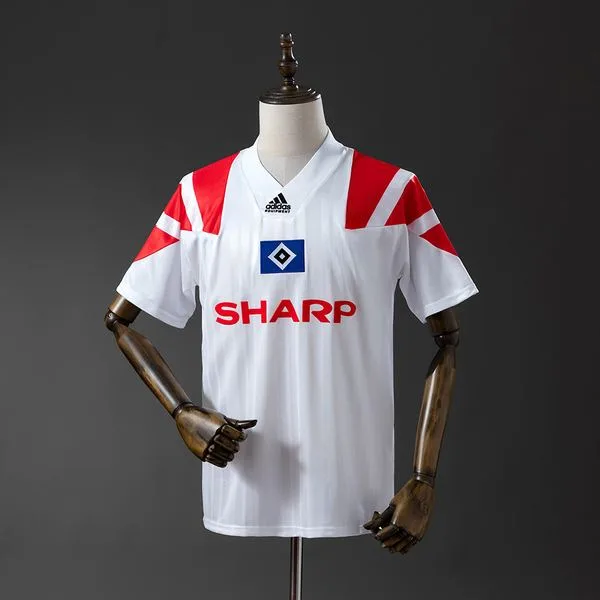 Camiseta de fútbol Hamburger SV 1992/93 LOCAL MANGA CORTA VERSION FAN