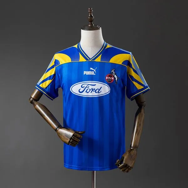 Camiseta de fútbol Köln 1995/96 VISITANTE MANGA CORTA VERSION FAN