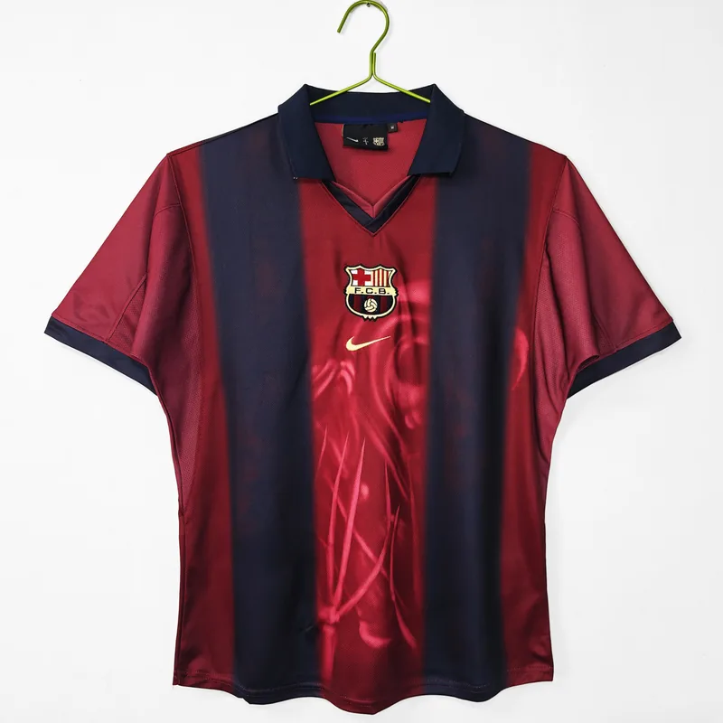 Barcelona 2000/01 LOCAL MANGA CORTA VERSION FAN