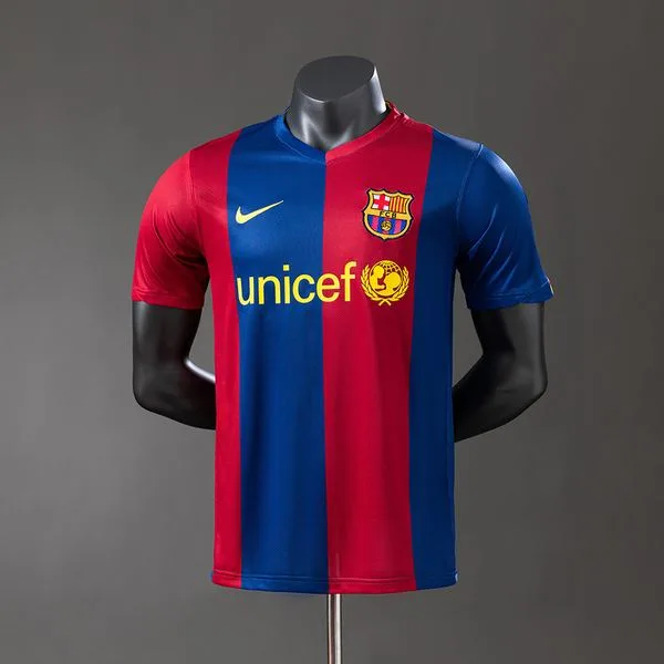 Camiseta de fútbol Barcelona 2006/07 LOCAL MANGA CORTA VERSION JUGADOR