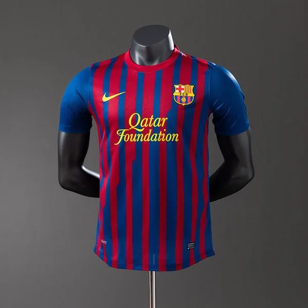 Camiseta de fútbol Barcelona 2011/12 LOCAL MANGA CORTA VERSION JUGADOR