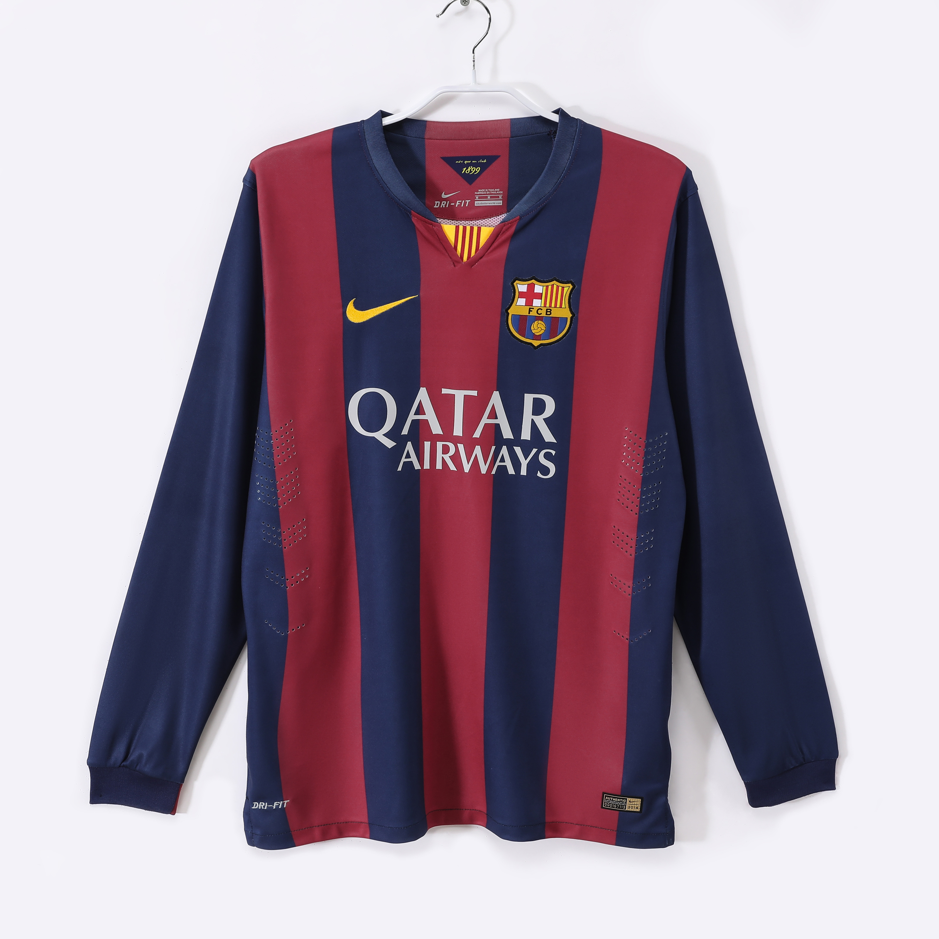 Camiseta de fútbol Barcelona 2014/15 LOCAL MANGA LARGA VERSION FAN