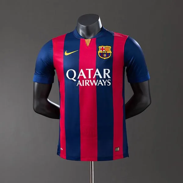 Camiseta de fútbol Barcelona 2014/15 LOCAL MANGA CORTA VERSION JUGADOR