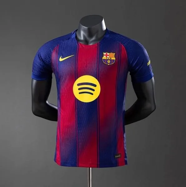 Camiseta de fútbol Barcelona 2025/26 LOCAL MANGA CORTA VERSION FAN
