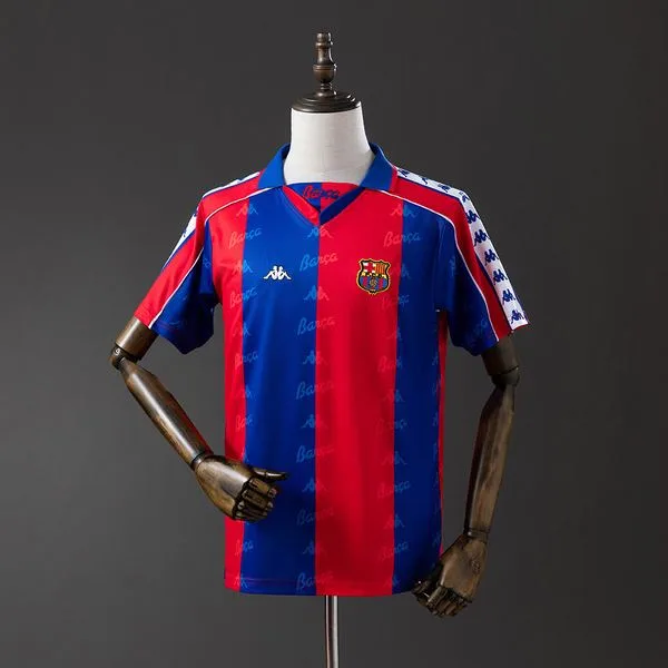 Camiseta de fútbol Barcelona 1992/95 LOCAL MANGA CORTA VERSION FAN
