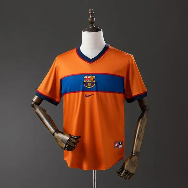 Camiseta de fútbol Barcelona 1998/99 TERCERA MANGA CORTA VERSION FAN