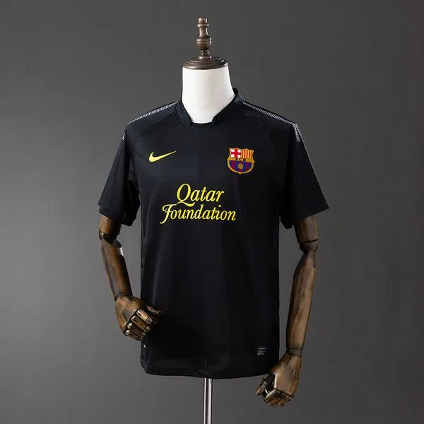 Camiseta de fútbol Barcelona 2011/12 VISITANTE MANGA CORTA VERSION FAN