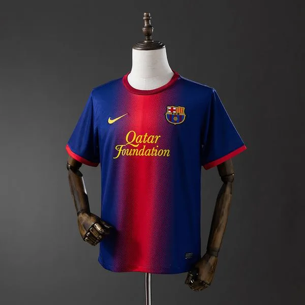 Camiseta de fútbol Barcelona 2012/13 LOCAL MANGA CORTA VERSION FAN