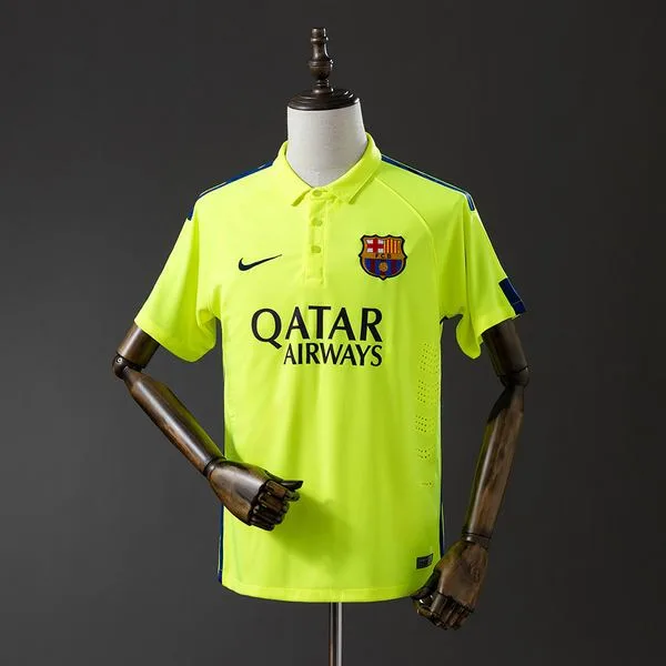 Camiseta de fútbol Barcelona 2014/15 TERCERA MANGA CORTA VERSION FAN