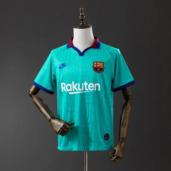 Camiseta de fútbol Barcelona 2019/20 VISITANTE MANGA CORTA VERSION FAN