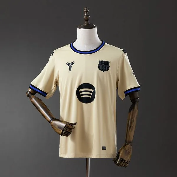 Camiseta de fútbol Barcelona 2025/26 VISITANTE MANGA CORTA VERSION FAN