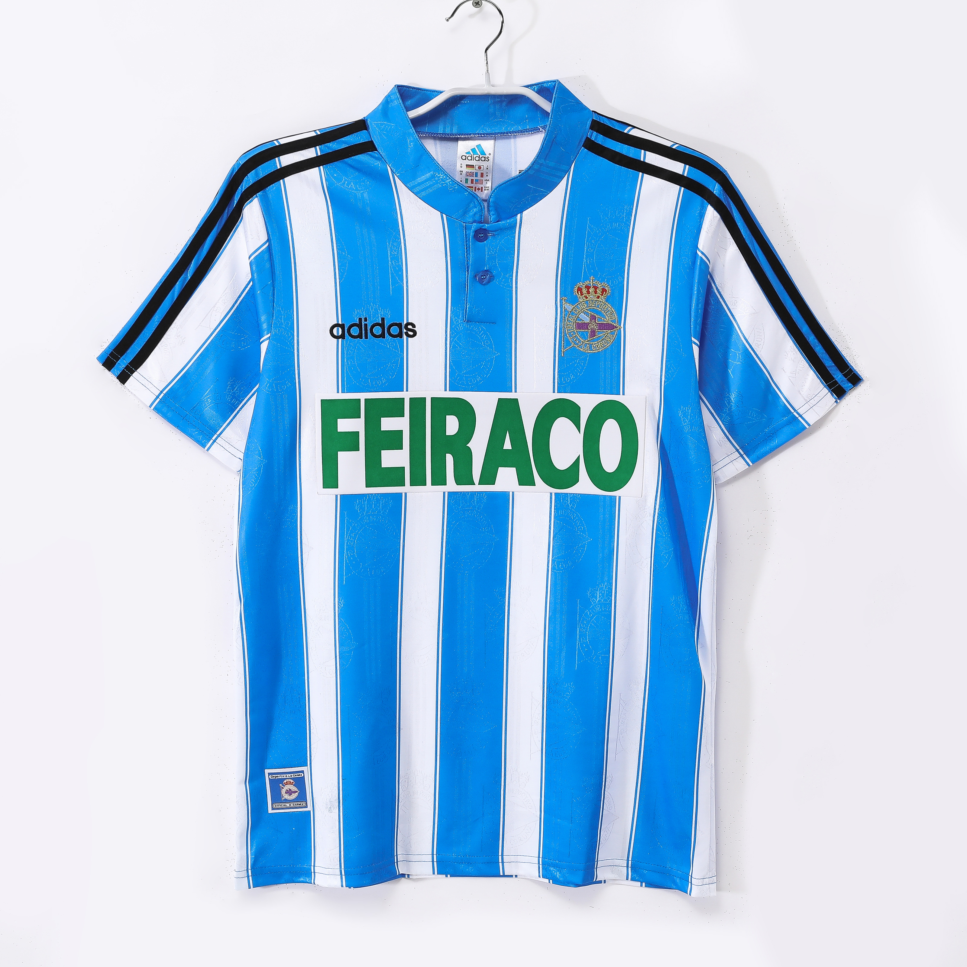 Camiseta de fútbol Deportivo 1997/98 LOCAL MANGA CORTA VERSION FAN