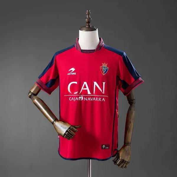 Camiseta de fútbol Osasuna 2000/02 LOCAL MANGA CORTA VERSION FAN