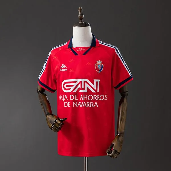 Camiseta de fútbol Osasuna 1996/97 LOCAL MANGA CORTA VERSION FAN