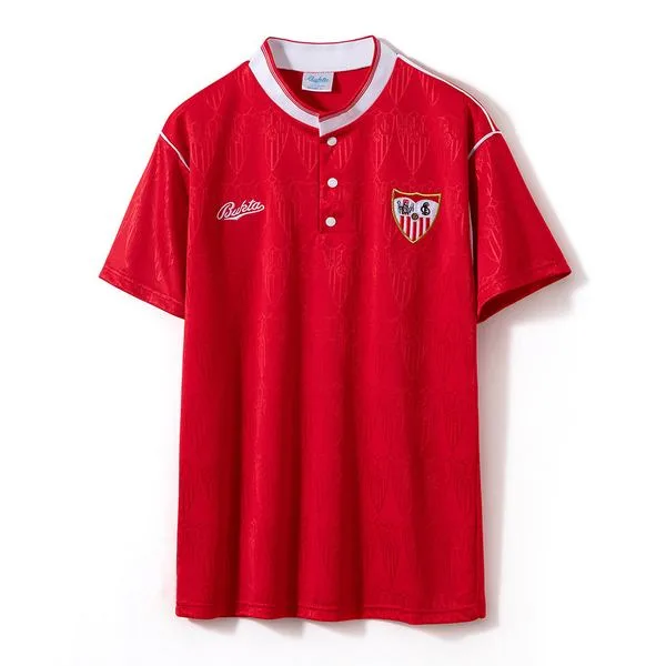 Camiseta de fútbol Sevilla 1991/92 VISITANTE MANGA CORTA VERSION FAN
