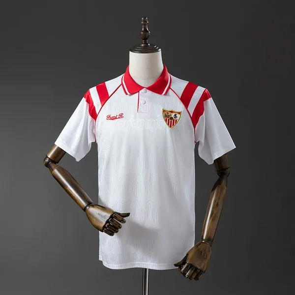 Camiseta de fútbol Sevilla 1992/93 LOCAL MANGA CORTA VERSION FAN
