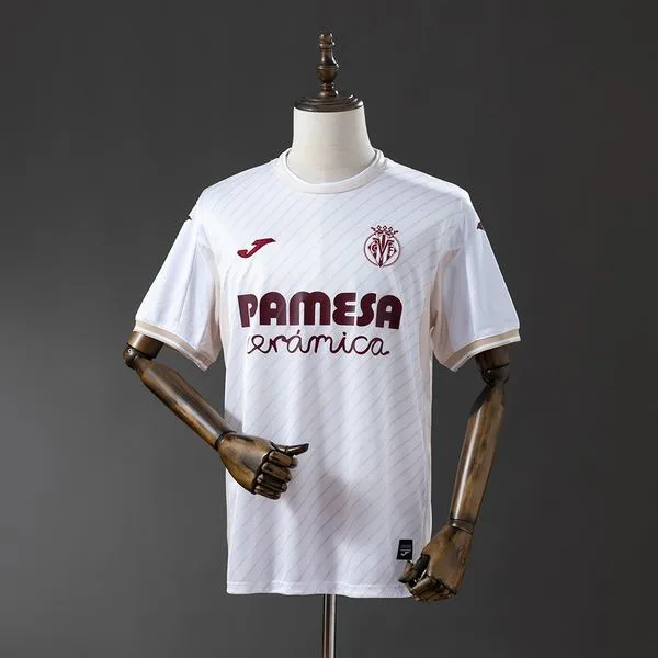 Camiseta de fútbol Villarreal 2025/26 VISITANTE MANGA CORTA VERSION FAN