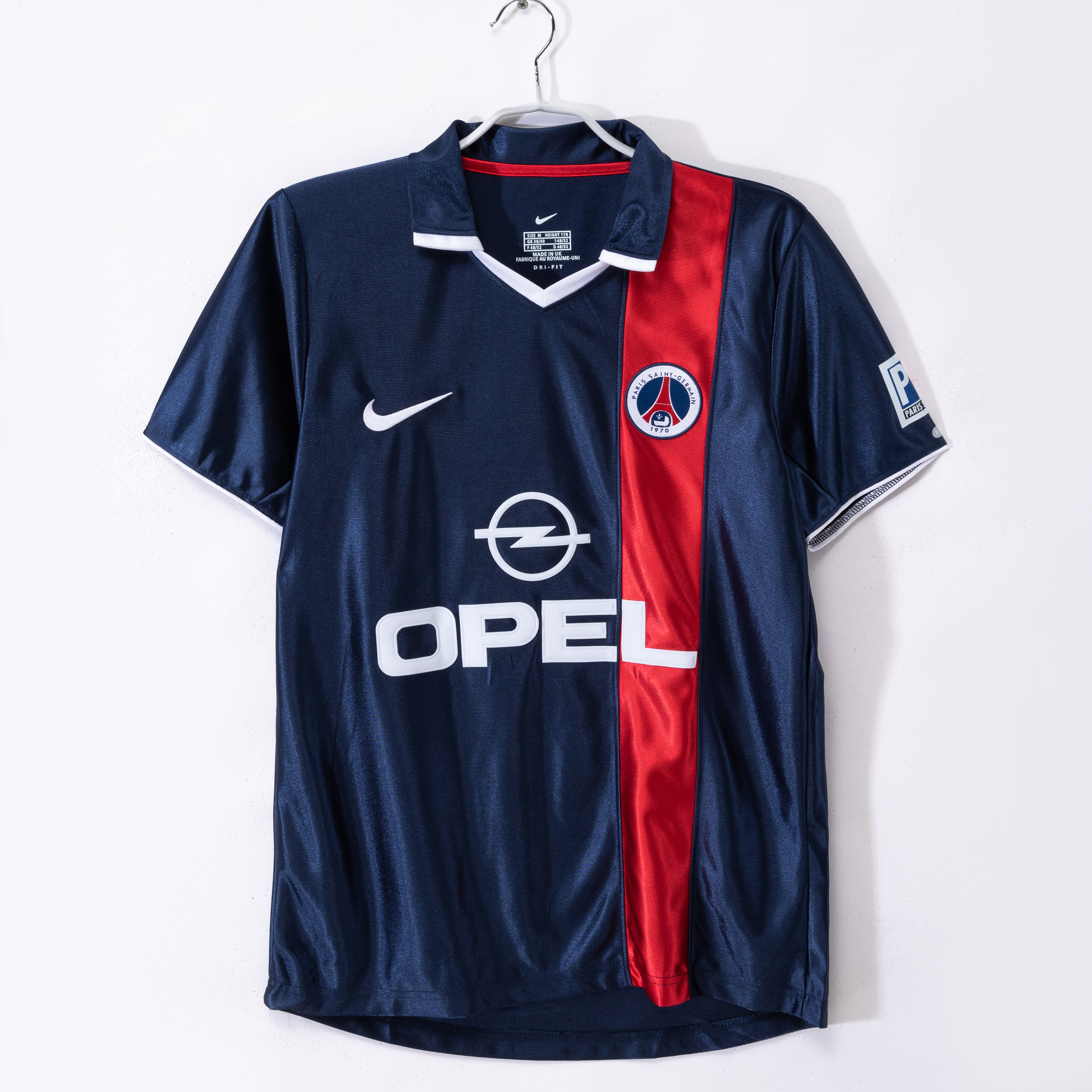 Camiseta de fútbol Paris Saint-Germain 2001/02 LOCAL MANGA CORTA VERSION FAN