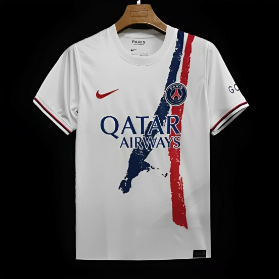 Camiseta de fútbol Paris Saint-Germain 2024/25 VISITANTE MANGA CORTA VERSION FAN