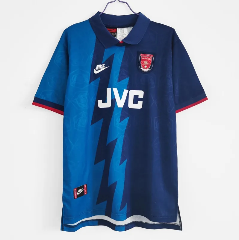 Camiseta Arsenal 1995 VISITANTE MANGA CORTA VERSION FAN
