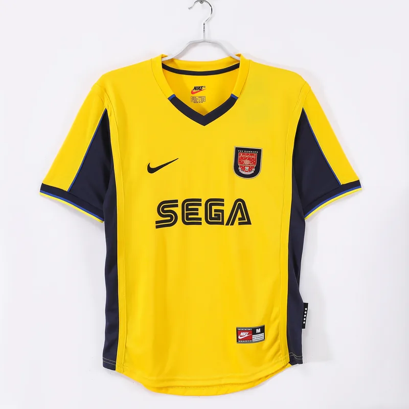 Camiseta Arsenal 2000/01 VISITANTE MANGA CORTA VERSION FAN