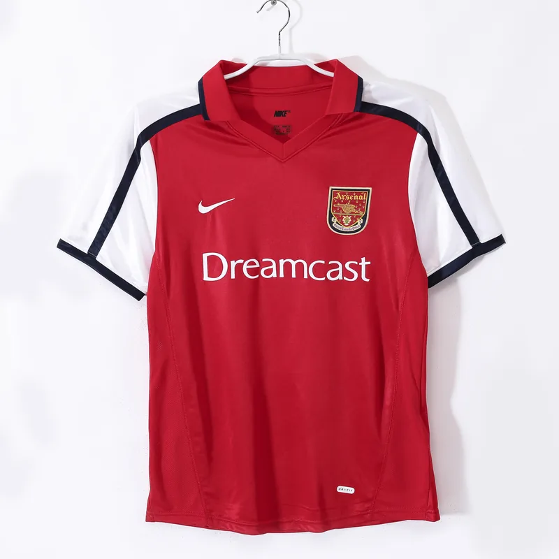 Camiseta Arsenal 2001/02 LOCAL MANGA CORTA VERSION FAN