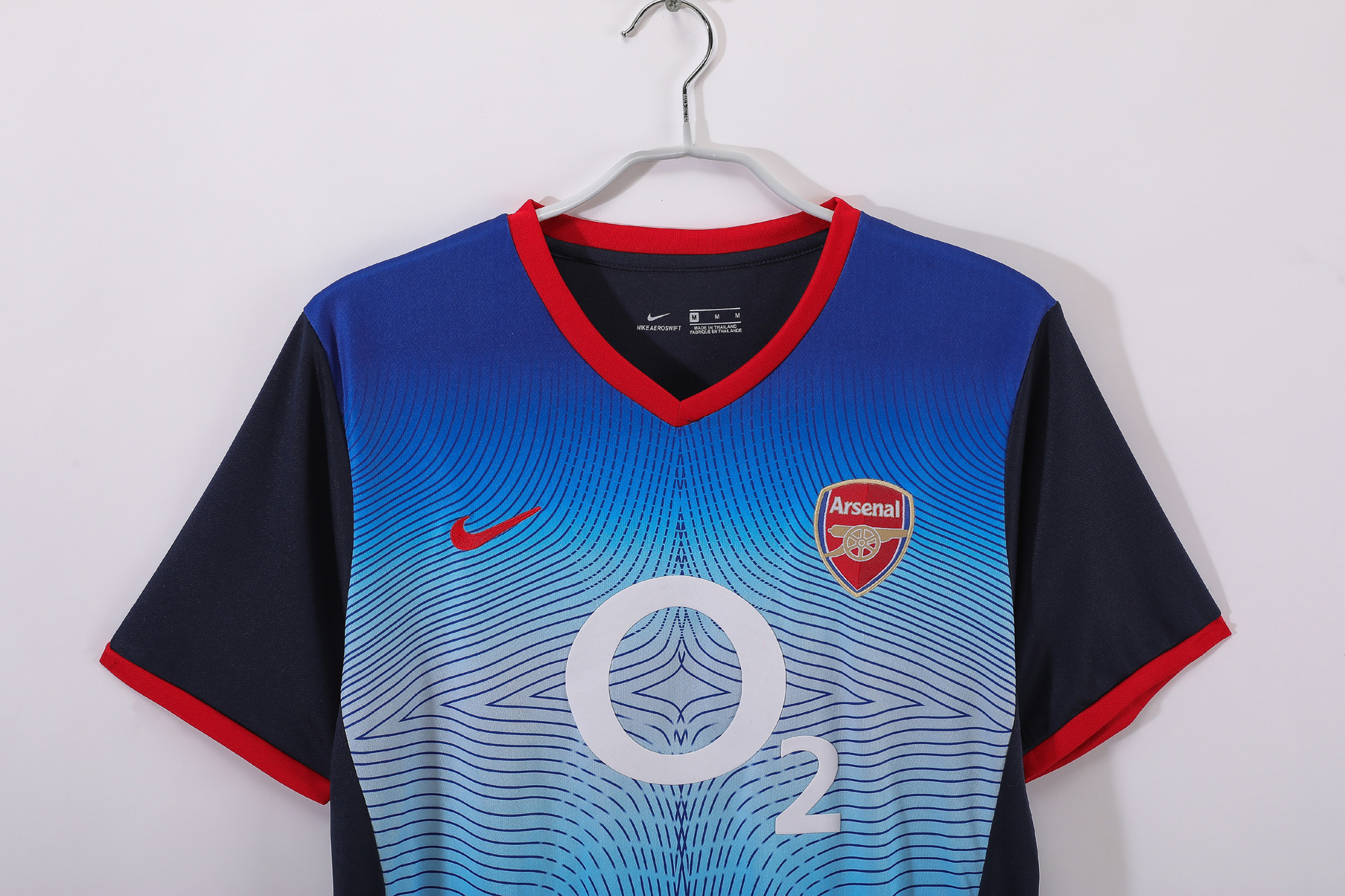 Camiseta de fútbol Arsenal 2002/04 VISITANTE MANGA CORTA VERSION FAN