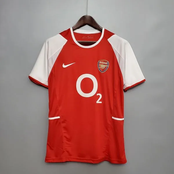 Camiseta de fútbol Arsenal 2002/04 LOCAL MANGA CORTA VERSION FAN