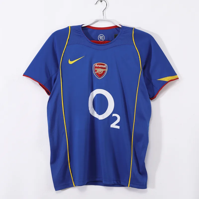 Camiseta Arsenal 2004/05 VISITANTE MANGA CORTA VERSION FAN