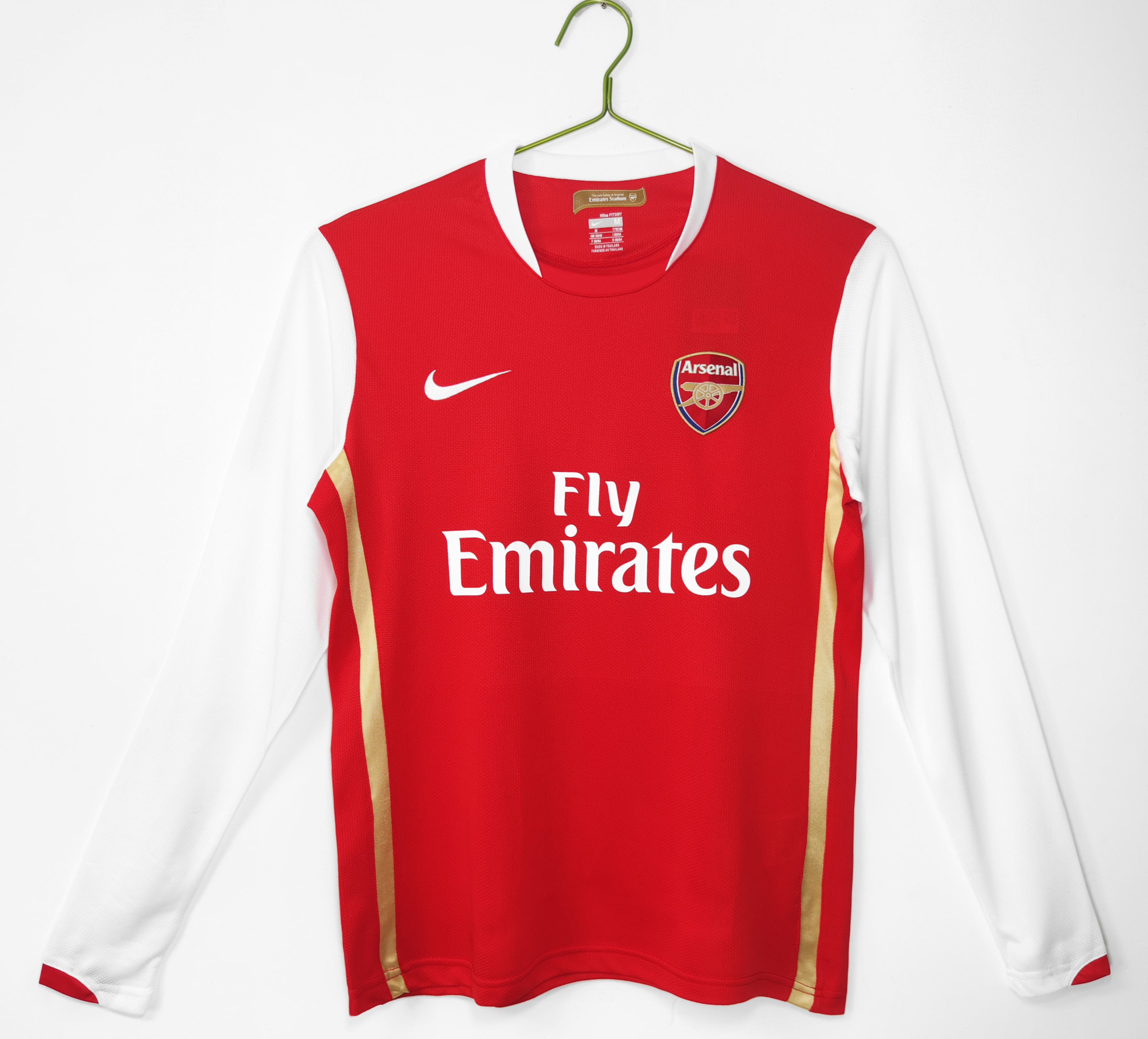 Camiseta de fútbol Arsenal 2006/07 LOCAL MANGA LARGA VERSION FAN