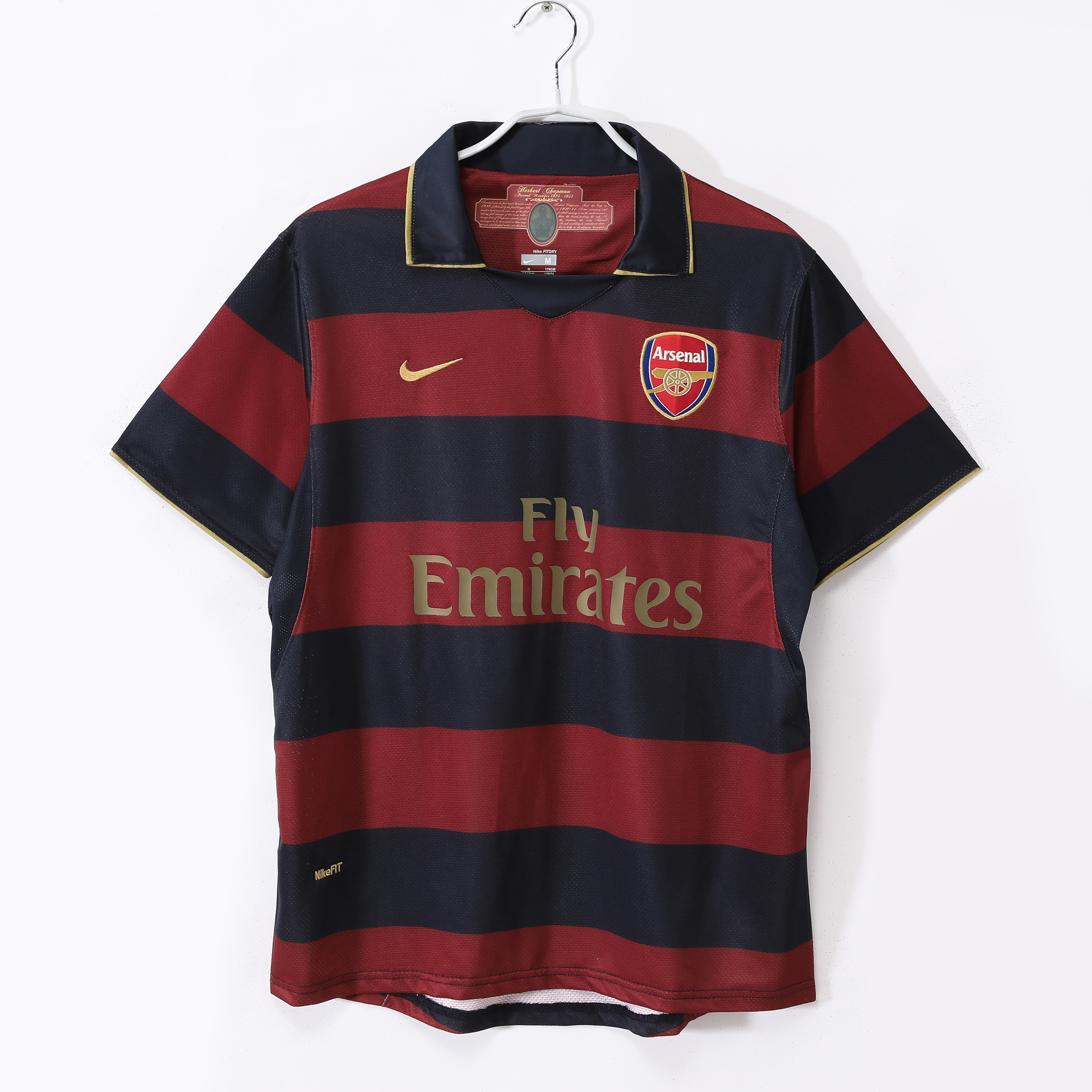 Camiseta de fútbol Arsenal 2007/08 TERCERA MANGA CORTA VERSION FAN