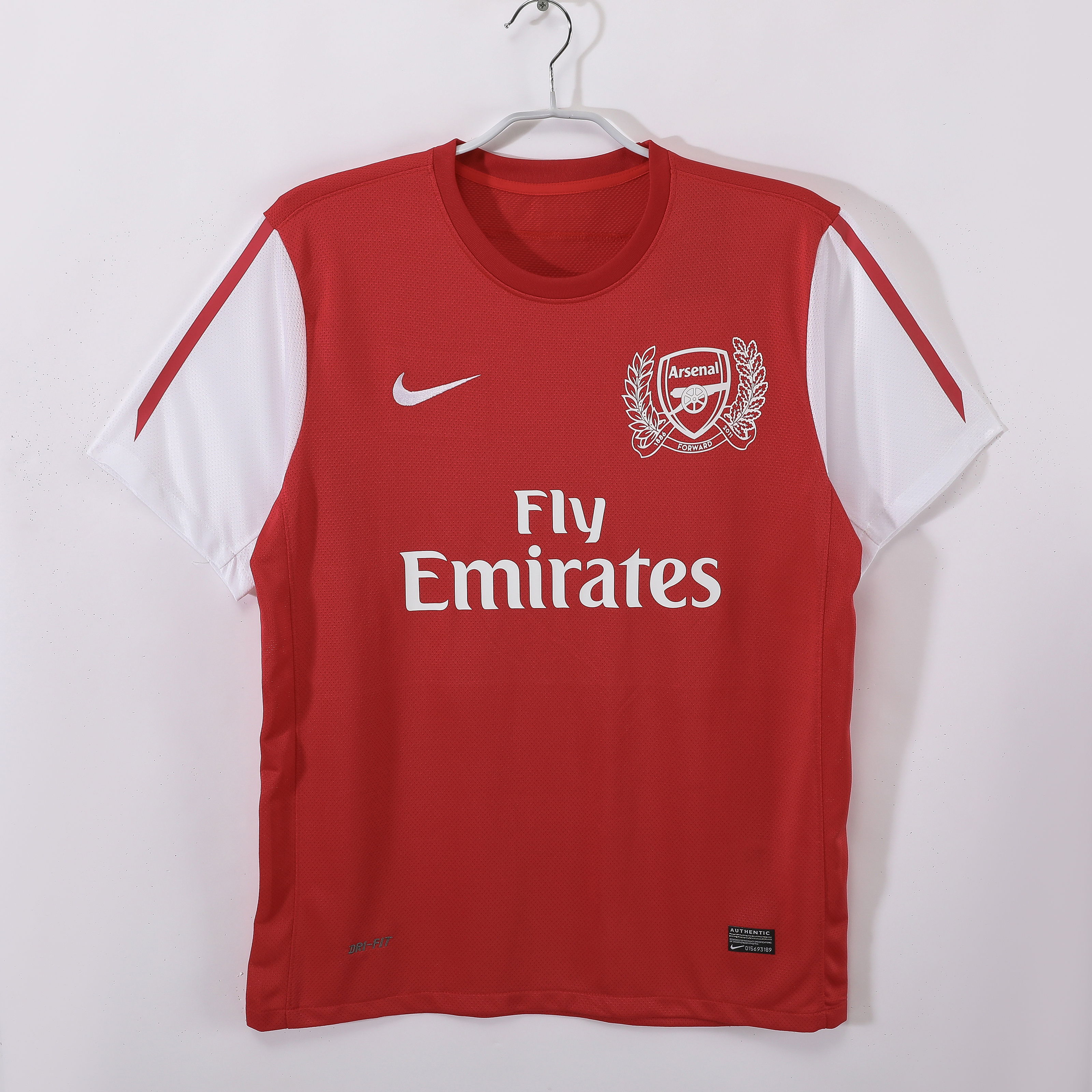Camiseta de fútbol Arsenal 2011/12 LOCAL MANGA CORTA VERSION FAN