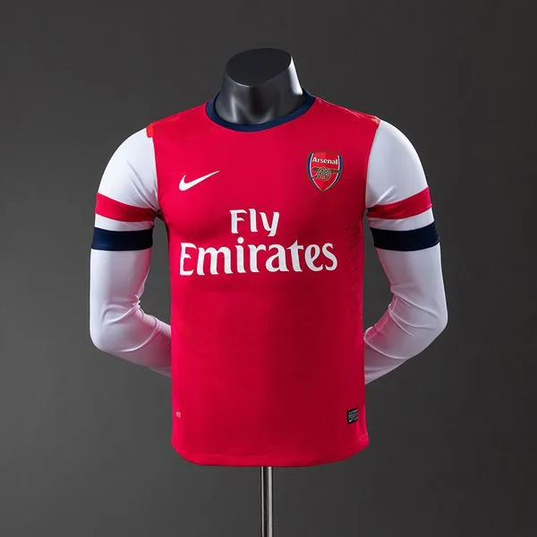 Camiseta de fútbol Arsenal 2012/13 LOCAL MANGA LARGA VERSION JUGADOR