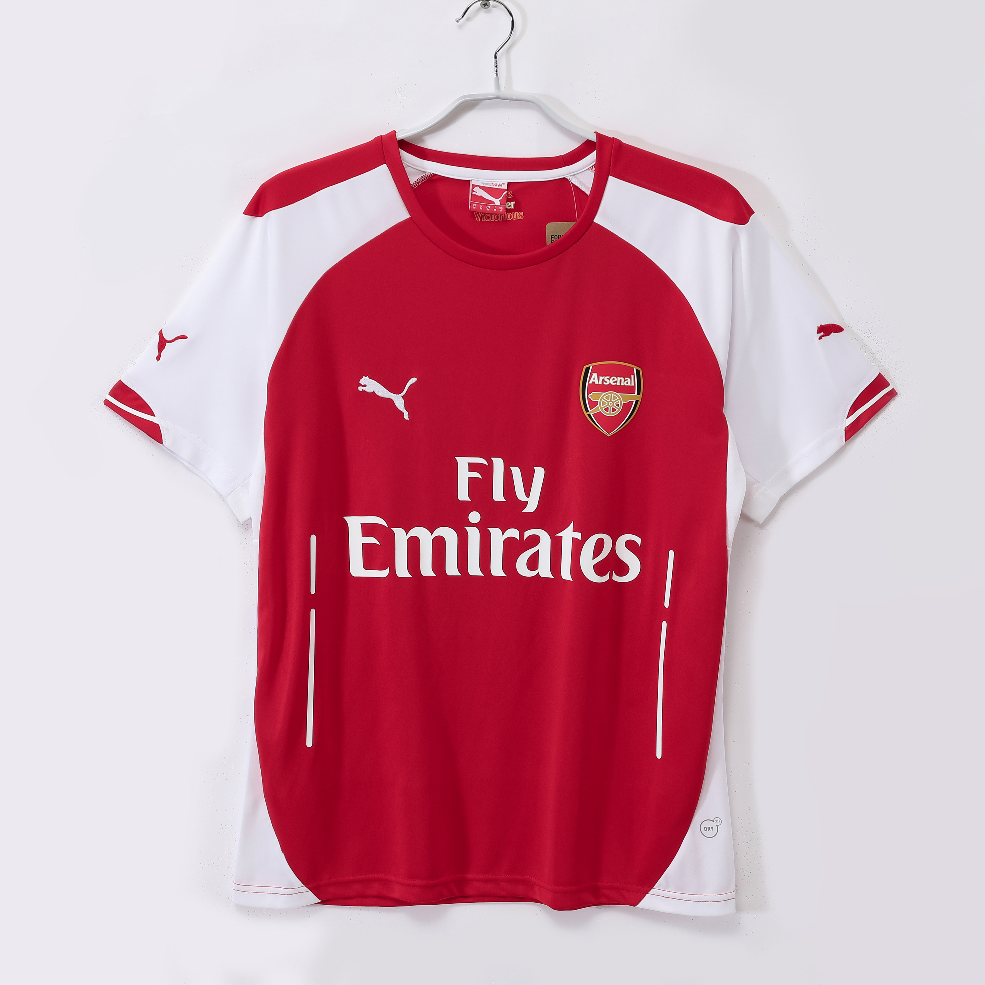 Camiseta de fútbol Arsenal 2014/15 LOCAL MANGA CORTA VERSION FAN