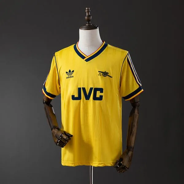 Camiseta de fútbol Arsenal 1986/88 VISITANTE MANGA CORTA VERSION FAN