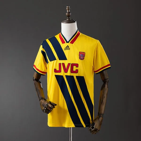 Camiseta de fútbol Arsenal 1993/94 VISITANTE MANGA CORTA VERSION FAN