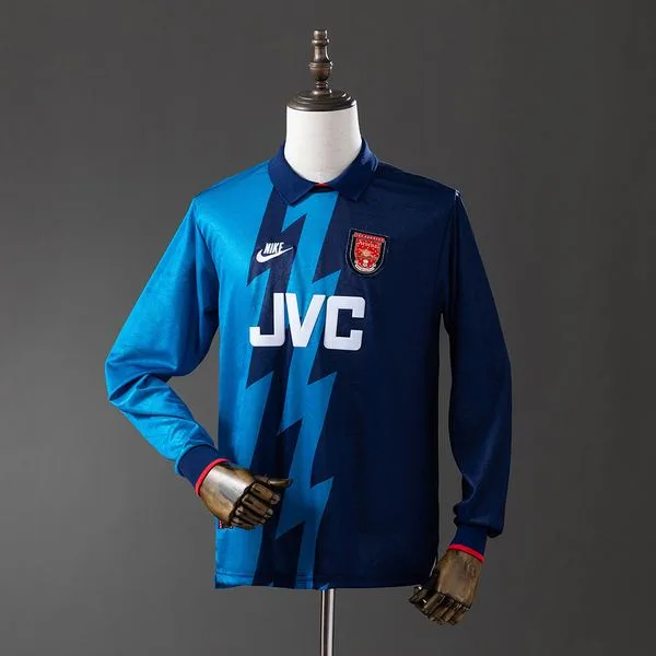 Camiseta de fútbol Arsenal 1995/96 VISITANTE MANGA LARGA VERSION FAN
