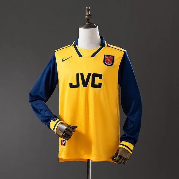 Camiseta de fútbol Arsenal 1996/97 VISITANTE MANGA LARGA VERSION FAN