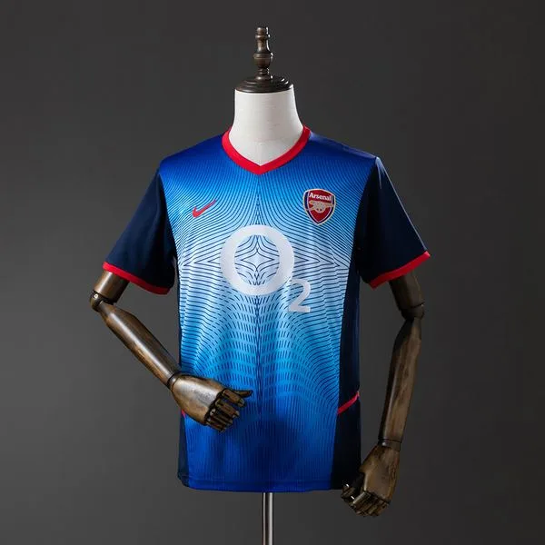 Camiseta de fútbol Arsenal 2002/04 VISITANTE MANGA CORTA VERSION FAN