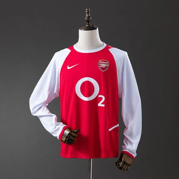 Camiseta de fútbol Arsenal 2004/05 LOCAL MANGA LARGA VERSION FAN