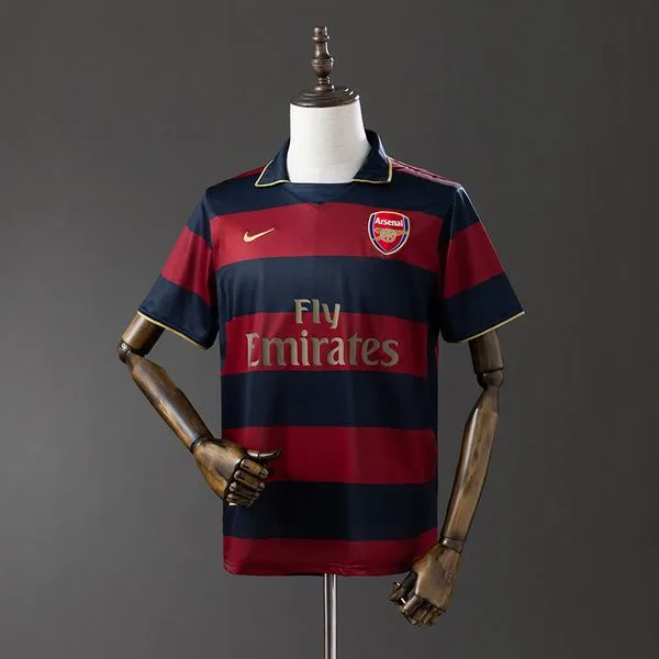 Camiseta de fútbol Arsenal 2007/08 TERCERA MANGA CORTA VERSION FAN