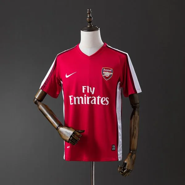 Camiseta de fútbol Arsenal 2008/10 LOCAL MANGA CORTA VERSION FAN