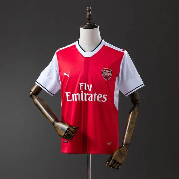 Camiseta de fútbol Arsenal 2016/17 LOCAL MANGA CORTA VERSION FAN