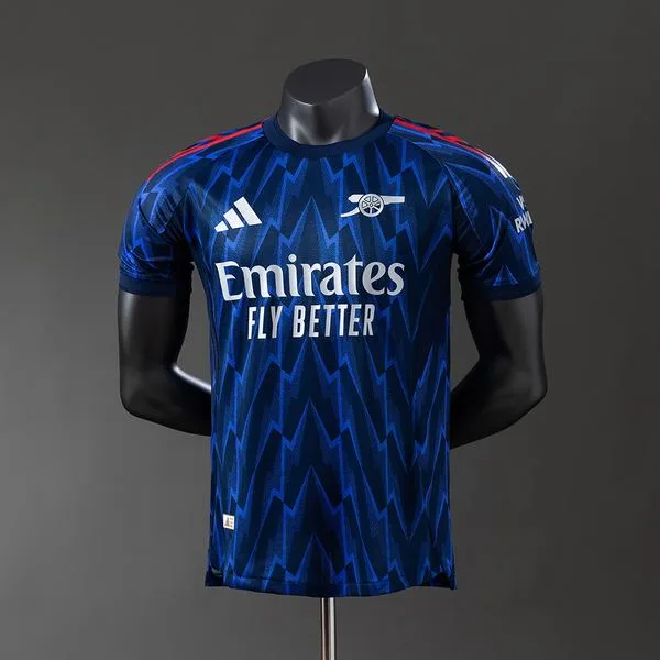 Camiseta de fútbol Arsenal 2025/26 VISITANTE MANGA CORTA VERSION JUGADOR