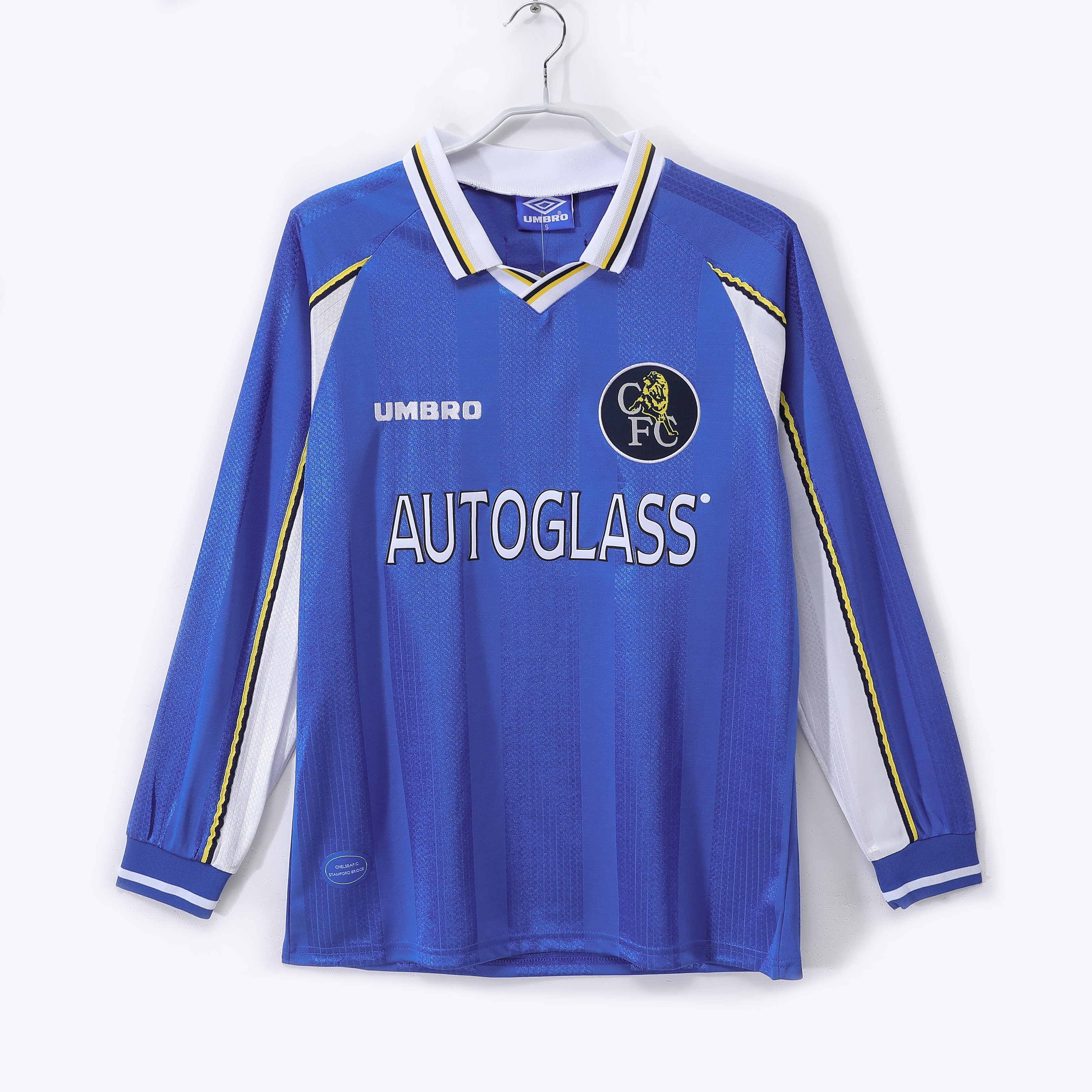 Camiseta de fútbol Chelsea 1997/99 LOCAL MANGA LARGA VERSION FAN