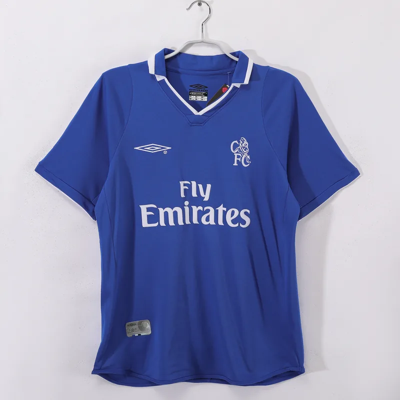 Camiseta Chelsea 2001/03 LOCAL MANGA CORTA VERSION FAN