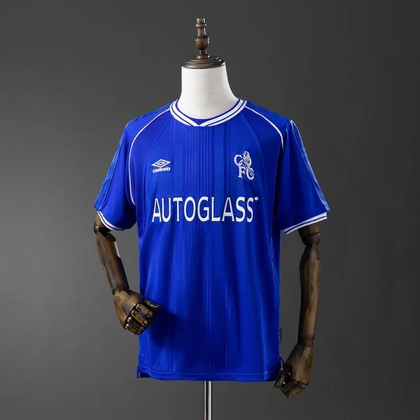 Camiseta de fútbol Chelsea 1999/01 LOCAL MANGA CORTA VERSION FAN
