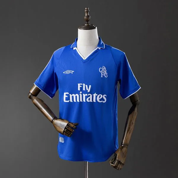 Camiseta de fútbol Chelsea 2001/03 LOCAL MANGA CORTA VERSION FAN