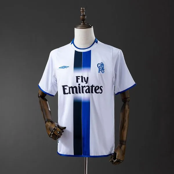 Camiseta de fútbol Chelsea 2003/05 VISITANTE MANGA CORTA VERSION FAN
