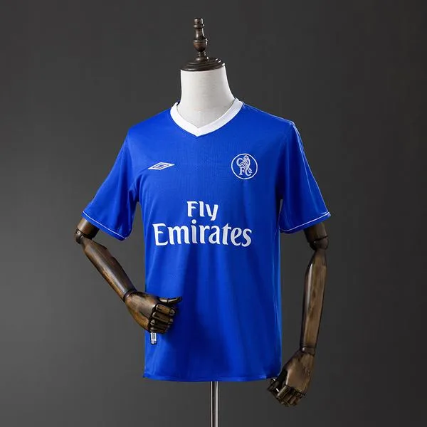Camiseta de fútbol Chelsea 2003/05 LOCAL MANGA CORTA VERSION FAN